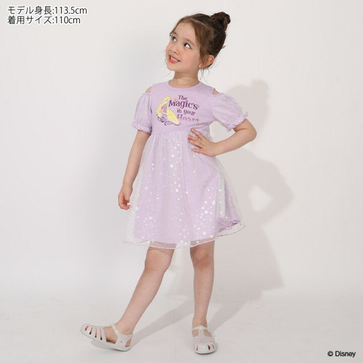 日本童裝 BDL x Disney 公主薄紗連身裙 90-120cm 女童款 夏季 DRESSES