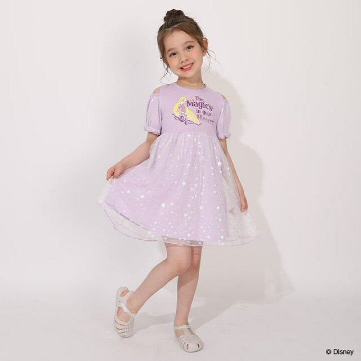 日本童裝 BDL x Disney 公主薄紗連身裙 90-120cm 女童款 夏季 DRESSES