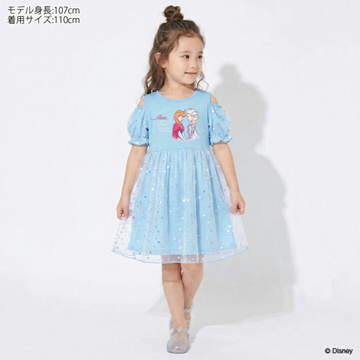 日本童裝 BDL x Disney 公主薄紗連身裙 90-120cm 女童款 夏季 DRESSES