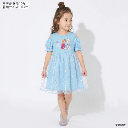 日本童裝 BDL x Disney 公主薄紗連身裙 90-120cm 女童款 夏季 DRESSES