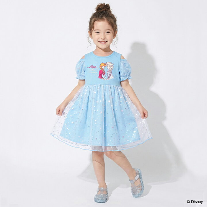 日本童裝 BDL x Disney 公主薄紗連身裙 90-120cm 女童款 夏季 DRESSES