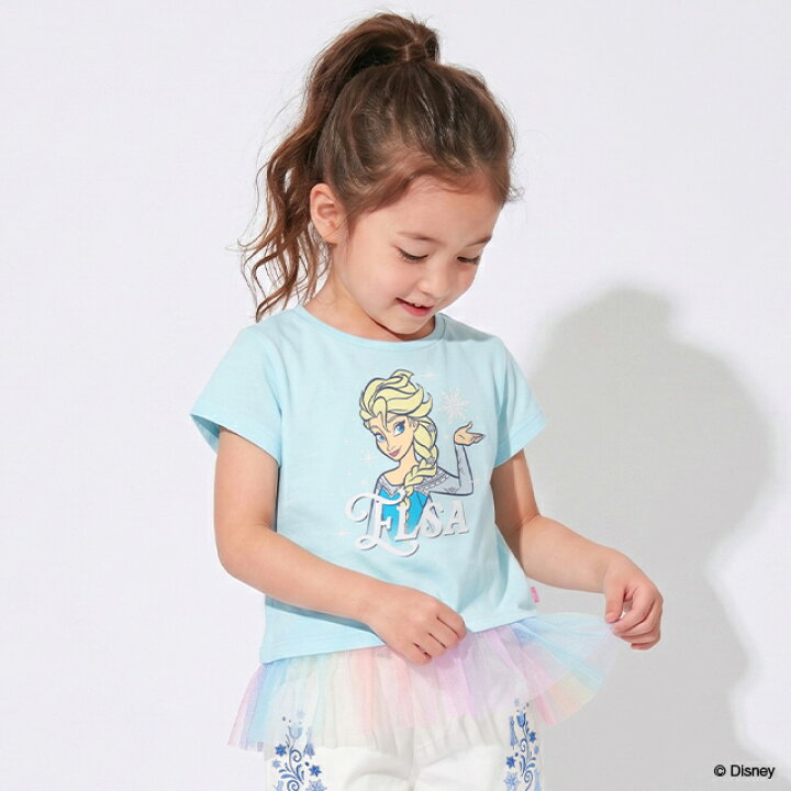 Japanese BDL x Disney parent-child print tops (80-150cm) for boys and girls (summer TOPS) 