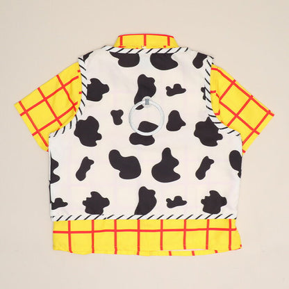 Japanese BDL x Disney parent-child print tops (80-150cm) for boys and girls (summer TOPS) 