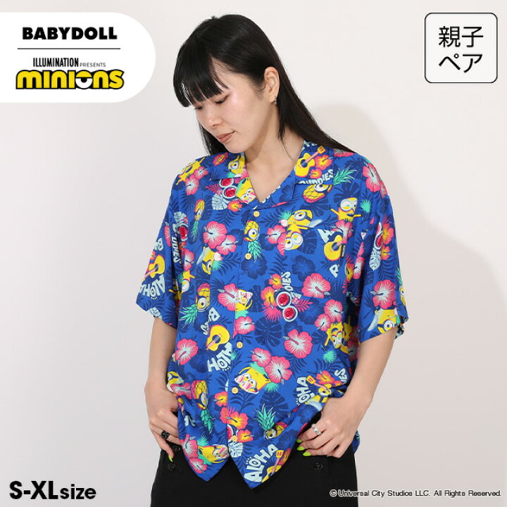 日本童裝 BDL x minions 親子裝 襯衫 S-XL 大人款 男童款/女童款 夏季 TOPS