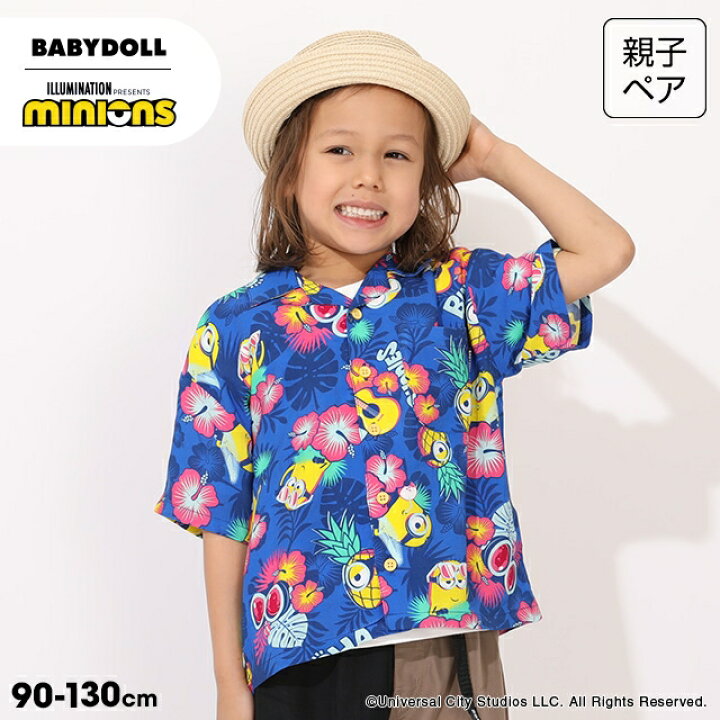 日本童裝 BDL x minions 親子裝 襯衫 90-130cm 男童款/女童款 夏季 TOPS