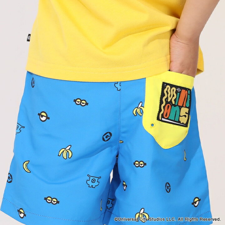 日本童裝 BDL x minions 水陸兩用 沙灘褲 90-140cm 男童款 PANTS 夏季 夏日玩水泳衣特輯