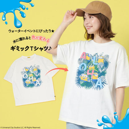 日本童裝 BDL x minions 親子裝 遇水變色 魔法印花上衣 S-L 大人款  男童款/女童款 夏季 TOPS
