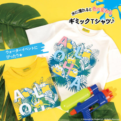 日本童裝 BDL x minions 親子裝 遇水變色 魔法印花上衣 90-140cm  男童款/女童款 夏季 TOPS