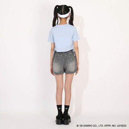 Japanese BDL x Disney parent-child print tops (80-150cm) for boys and girls (summer TOPS) 