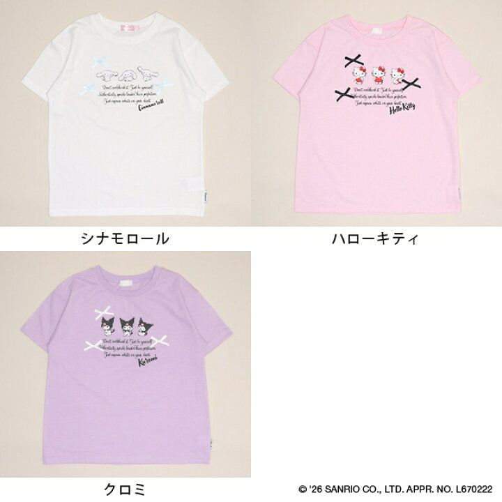 日本童裝 BDL x Sanrio 印花上衣 120-160cm 女童款 夏季 TOPS