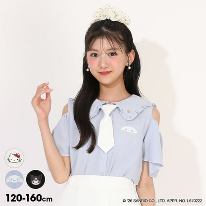 日本童裝 BDL x Sanrio 水手領襯衫上衣 120-160cm 女童款 夏季 TOPS
