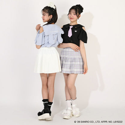 日本童裝 BDL x Sanrio 水手領襯衫上衣 120-160cm 女童款 夏季 TOPS