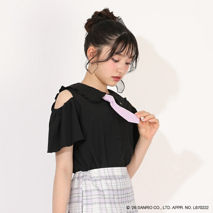 日本童裝 BDL x Sanrio 水手領襯衫上衣 120-160cm 女童款 夏季 TOPS