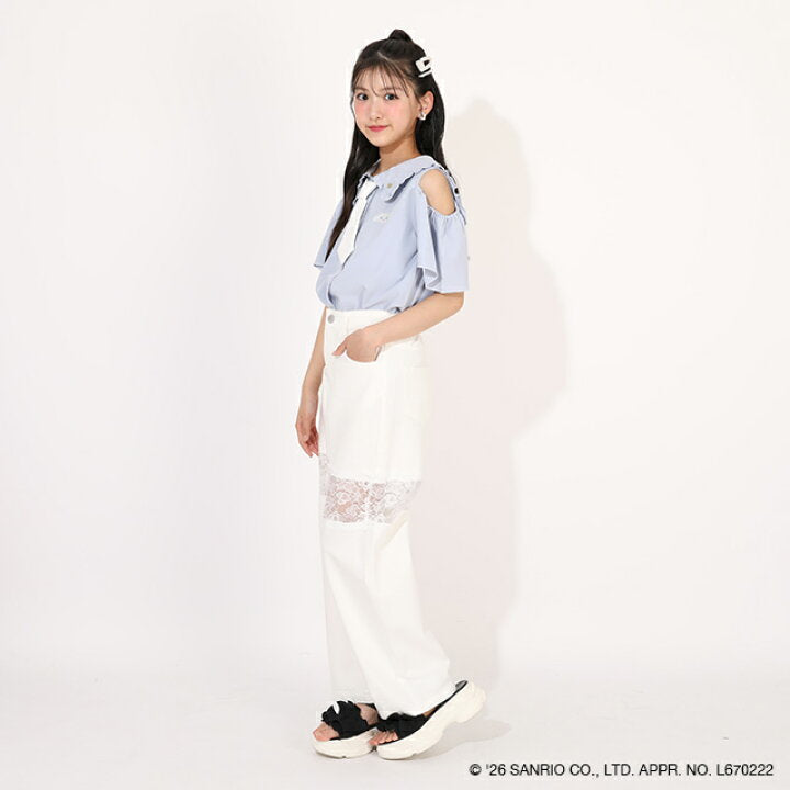 日本童裝 BDL x Sanrio 水手領襯衫上衣 120-160cm 女童款 夏季 TOPS