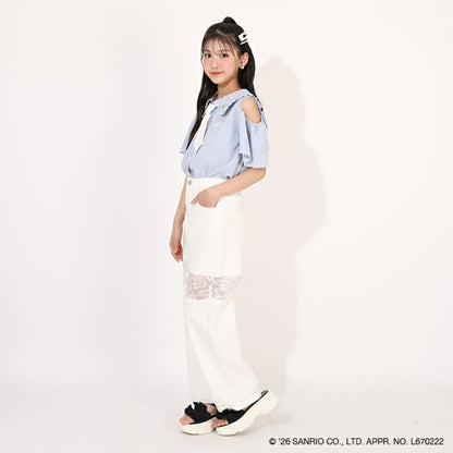 日本童裝 BDL x Sanrio 水手領襯衫上衣 120-160cm 女童款 夏季 TOPS
