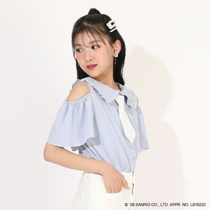 日本童裝 BDL x Sanrio 水手領襯衫上衣 120-160cm 女童款 夏季 TOPS