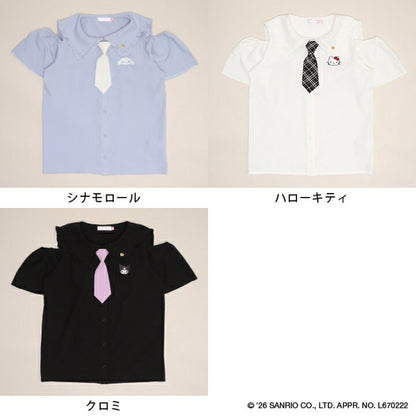 日本童裝 BDL x Sanrio 水手領襯衫上衣 120-160cm 女童款 夏季 TOPS