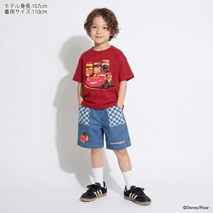 日本童裝 BDL x DIsney Cars印花上衣 90-130cm 男童款 夏季 TOPS