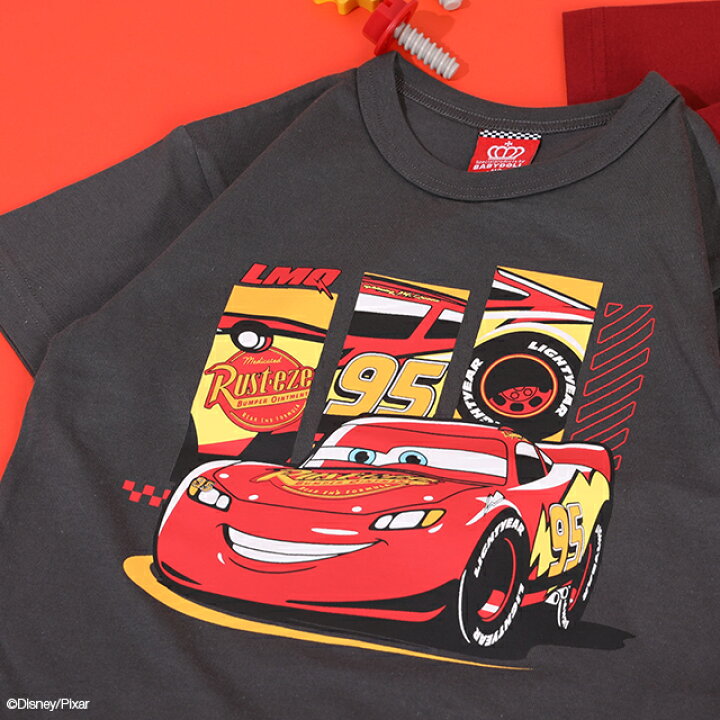 日本童裝 BDL x DIsney Cars印花上衣 90-130cm 男童款 夏季 TOPS