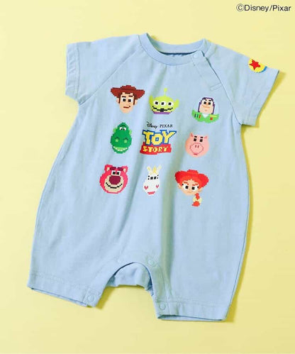 日本童裝 BREEZEx Disney ToyStory印花連衣 70-80cm 男童款 初生嬰兒 夏季 Jumpsuit