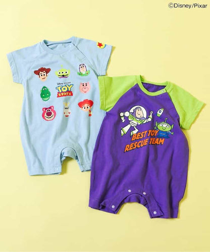 日本童裝 BREEZEx Disney ToyStory印花連衣 70-80cm 男童款 初生嬰兒 夏季 Jumpsuit