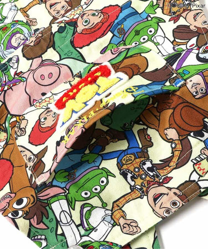 日本童裝 BREEZEx Disney ToyStory全印花短背帶褲 90-130cm 男童款 夏季 Jumpsuit