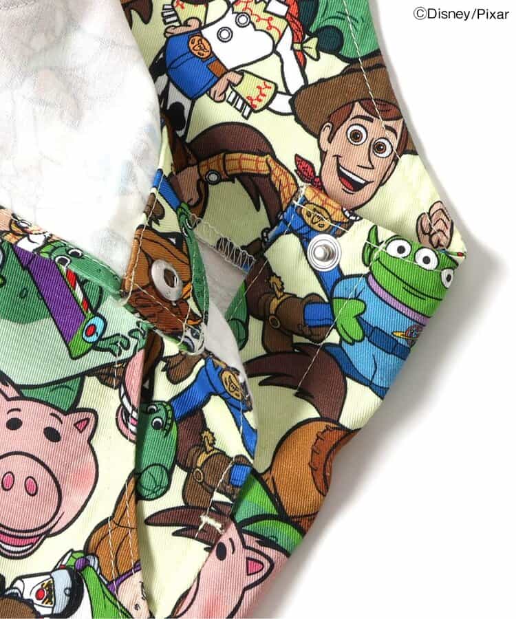 日本童裝 BREEZEx Disney ToyStory全印花短背帶褲 90-130cm 男童款 夏季 Jumpsuit