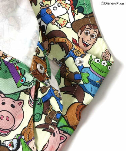 日本童裝 BREEZEx Disney ToyStory全印花短背帶褲 90-130cm 男童款 夏季 Jumpsuit