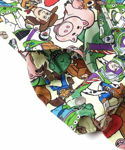日本童裝 BREEZEx Disney ToyStory全印花短背帶褲 90-130cm 男童款 夏季 Jumpsuit