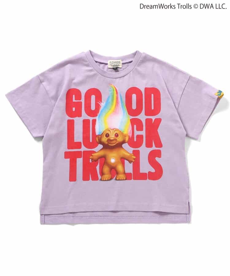 日本童裝 F.O.KIDS x Good Luck Trolls 印花上衣 80-150cm 男童款/女童款 夏季 TOPS 其他品牌童裝