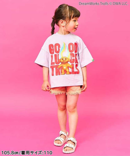 日本童裝 F.O.KIDS x Good Luck Trolls 印花上衣 80-150cm 男童款/女童款 夏季 TOPS 其他品牌童裝