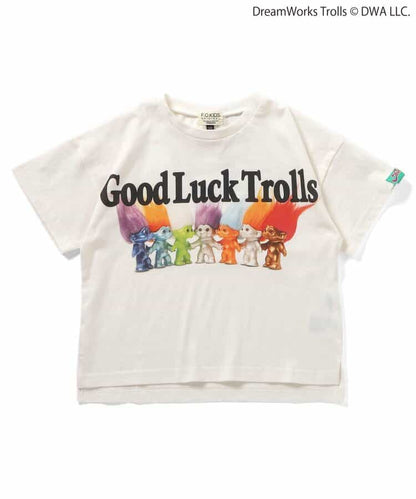 日本童裝 F.O.KIDS x Good Luck Trolls 印花上衣 80-150cm 男童款/女童款 夏季 TOPS 其他品牌童裝