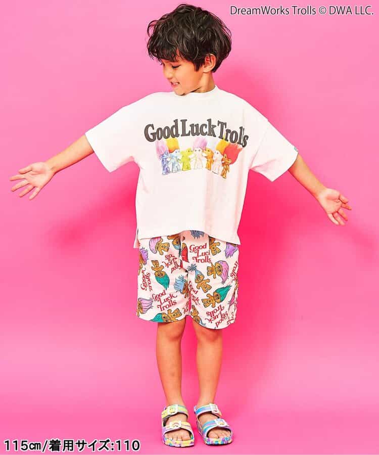 日本童裝 F.O.KIDS x Good Luck Trolls 印花上衣 80-150cm 男童款/女童款 夏季 TOPS 其他品牌童裝
