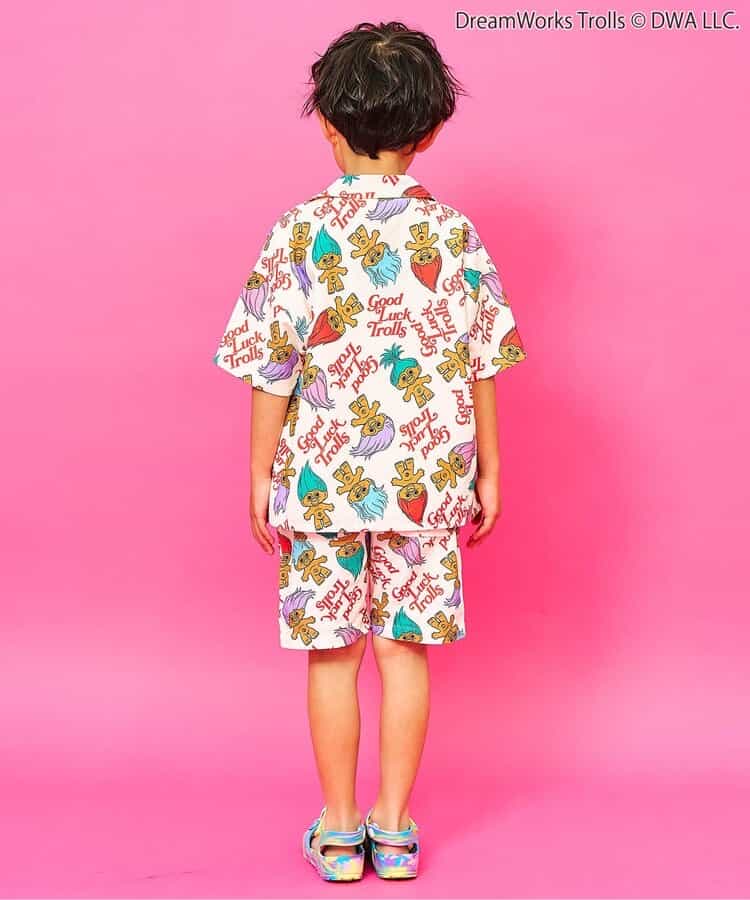 日本童裝 F.O.KIDS x Good Luck Trolls 印花短褲 80-150cm 男童款/女童款 夏季 PANTS 其他品牌童裝