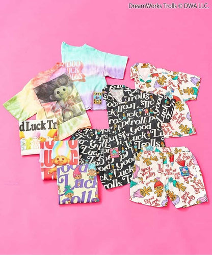 日本童裝 F.O.KIDS x Good Luck Trolls 印花短褲 80-150cm 男童款/女童款 夏季 PANTS 其他品牌童裝