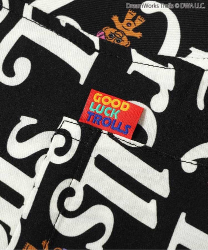 日本童裝 F.O.KIDS x Good Luck Trolls 全印花襯衫 80-150cm 男童款/女童款 夏季 TOPS 其他品牌童裝