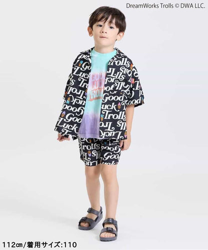 日本童裝 F.O.KIDS x Good Luck Trolls 印花短褲 80-150cm 男童款/女童款 夏季 PANTS 其他品牌童裝
