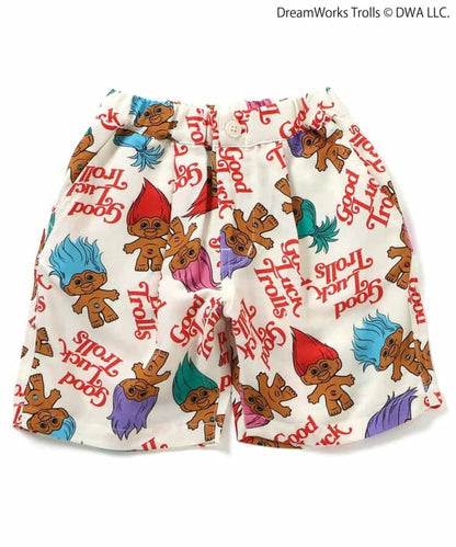 日本童裝 F.O.KIDS x Good Luck Trolls 印花短褲 80-150cm 男童款/女童款 夏季 PANTS 其他品牌童裝