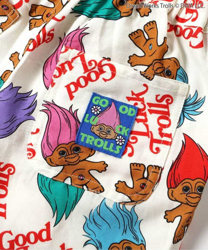 日本童裝 F.O.KIDS x Good Luck Trolls 印花短褲 80-150cm 男童款/女童款 夏季 PANTS 其他品牌童裝