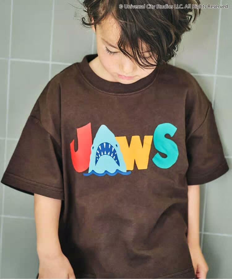 日本童裝 apres les cours x JAWS 親子裝 印花上衣 80-130cm 男童款 夏季 TOPS