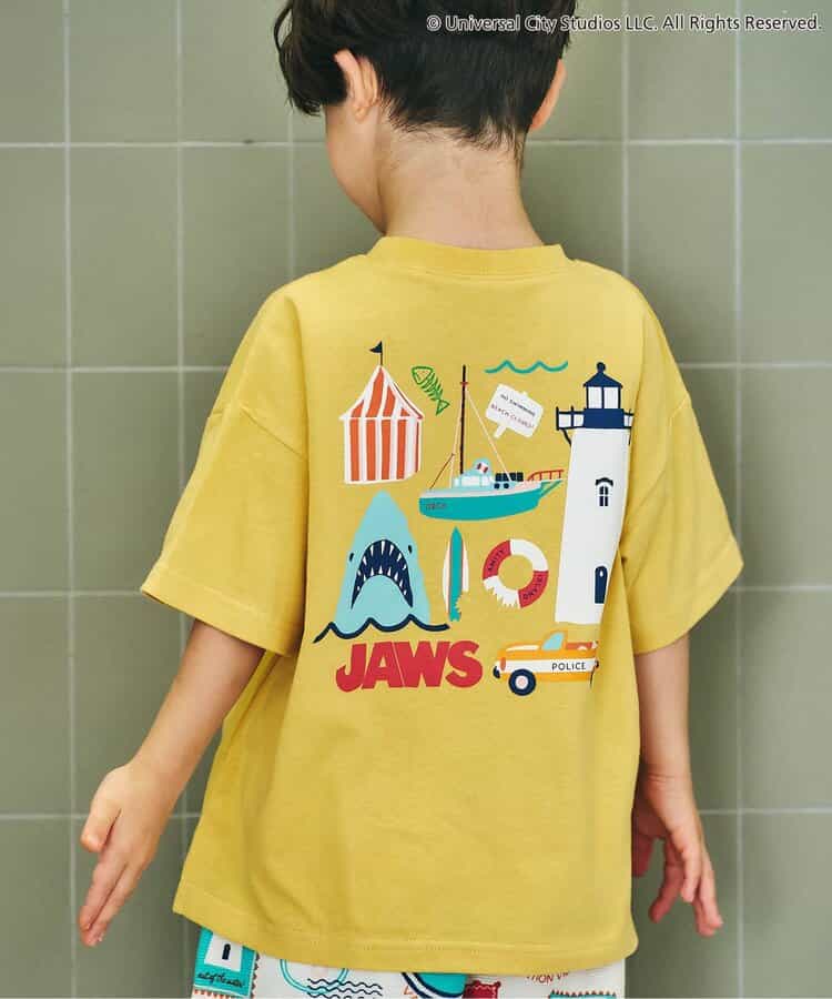 日本童裝 apres les cours x JAWS 親子裝 印花上衣 80-130cm 男童款 夏季 TOPS