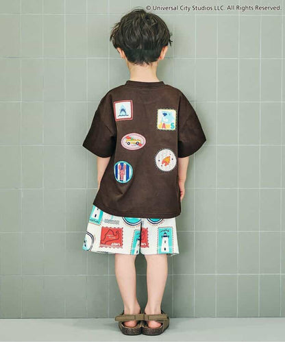 日本童裝 apres les cours x JAWS 親子裝 印花上衣 80-130cm 男童款 夏季 TOPS