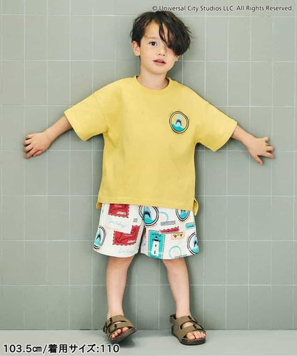 日本童裝 apres les cours x JAWS 印花短褲 80-130cm 男童款 夏季 PANTS