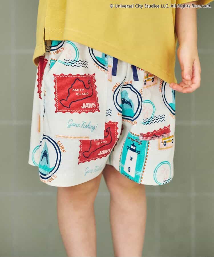 日本童裝 apres les cours x JAWS 印花短褲 80-130cm 男童款 夏季 PANTS