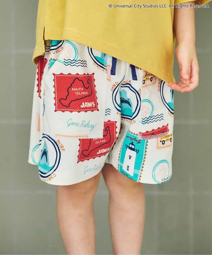 日本童裝 apres les cours x JAWS 印花短褲 80-130cm 男童款 夏季 PANTS