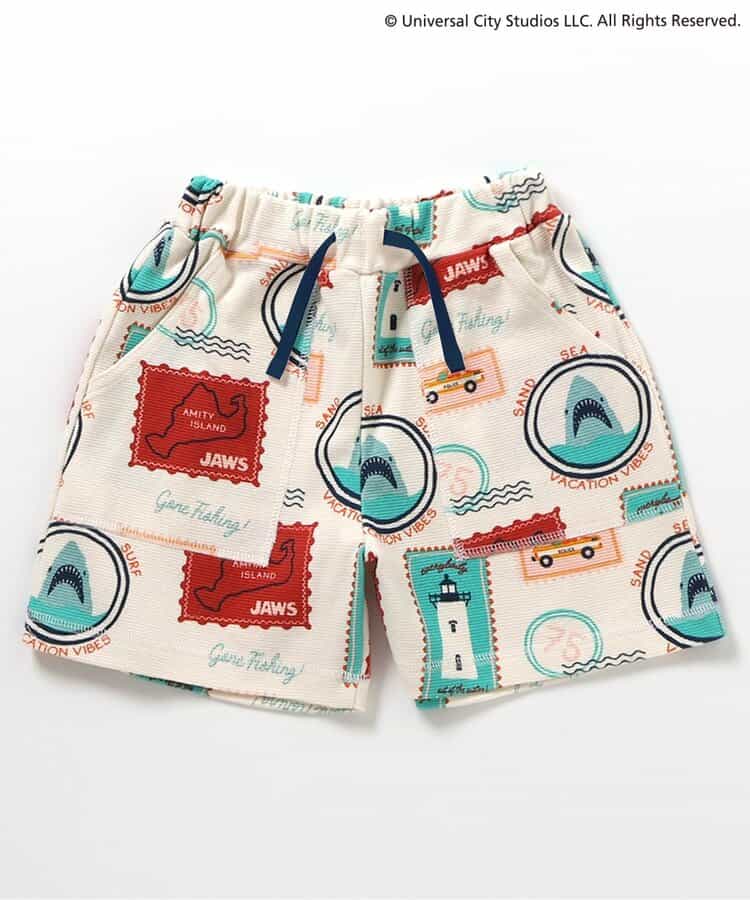 日本童裝 apres les cours x JAWS 印花短褲 80-130cm 男童款 夏季 PANTS