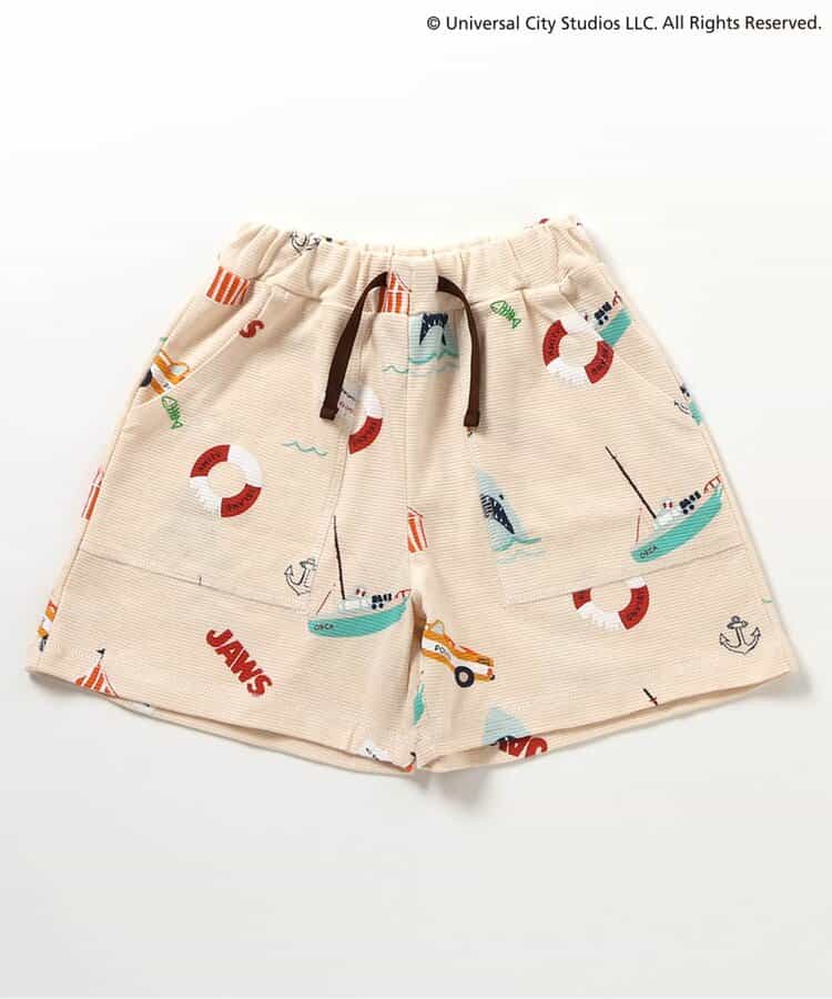 日本童裝 apres les cours x JAWS 印花短褲 80-130cm 男童款 夏季 PANTS
