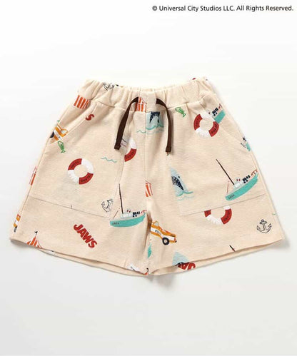 日本童裝 apres les cours x JAWS 印花短褲 80-130cm 男童款 夏季 PANTS