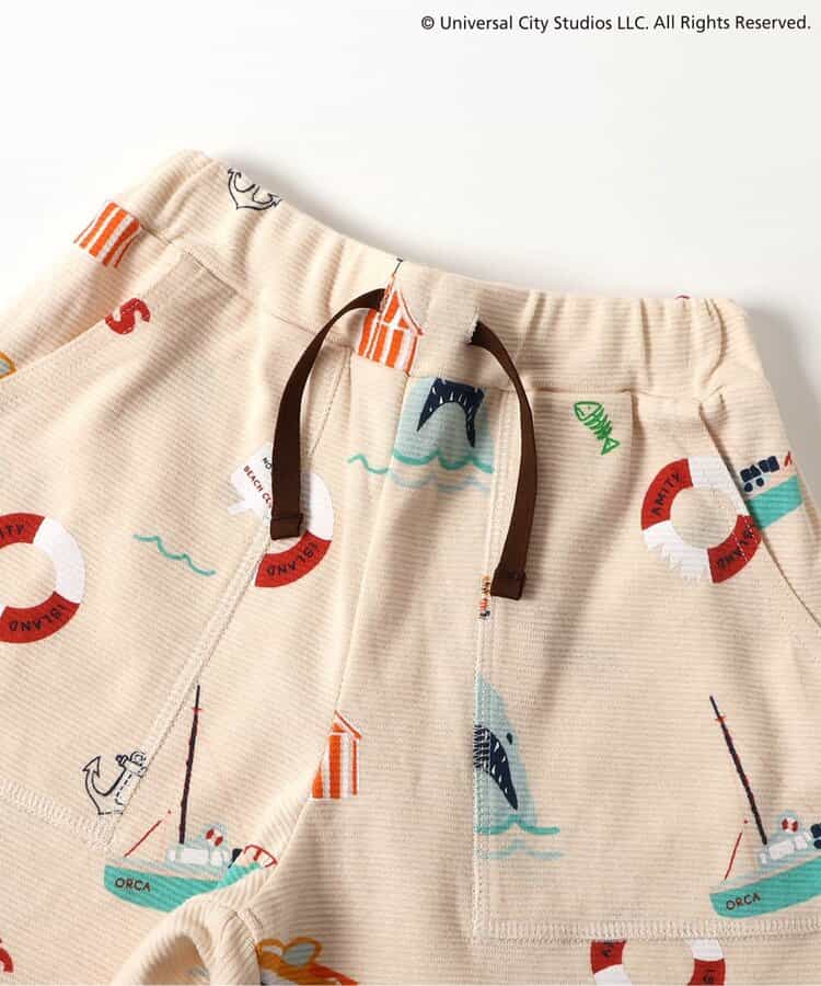 日本童裝 apres les cours x JAWS 印花短褲 80-130cm 男童款 夏季 PANTS