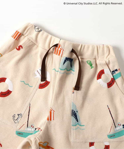 日本童裝 apres les cours x JAWS 印花短褲 80-130cm 男童款 夏季 PANTS